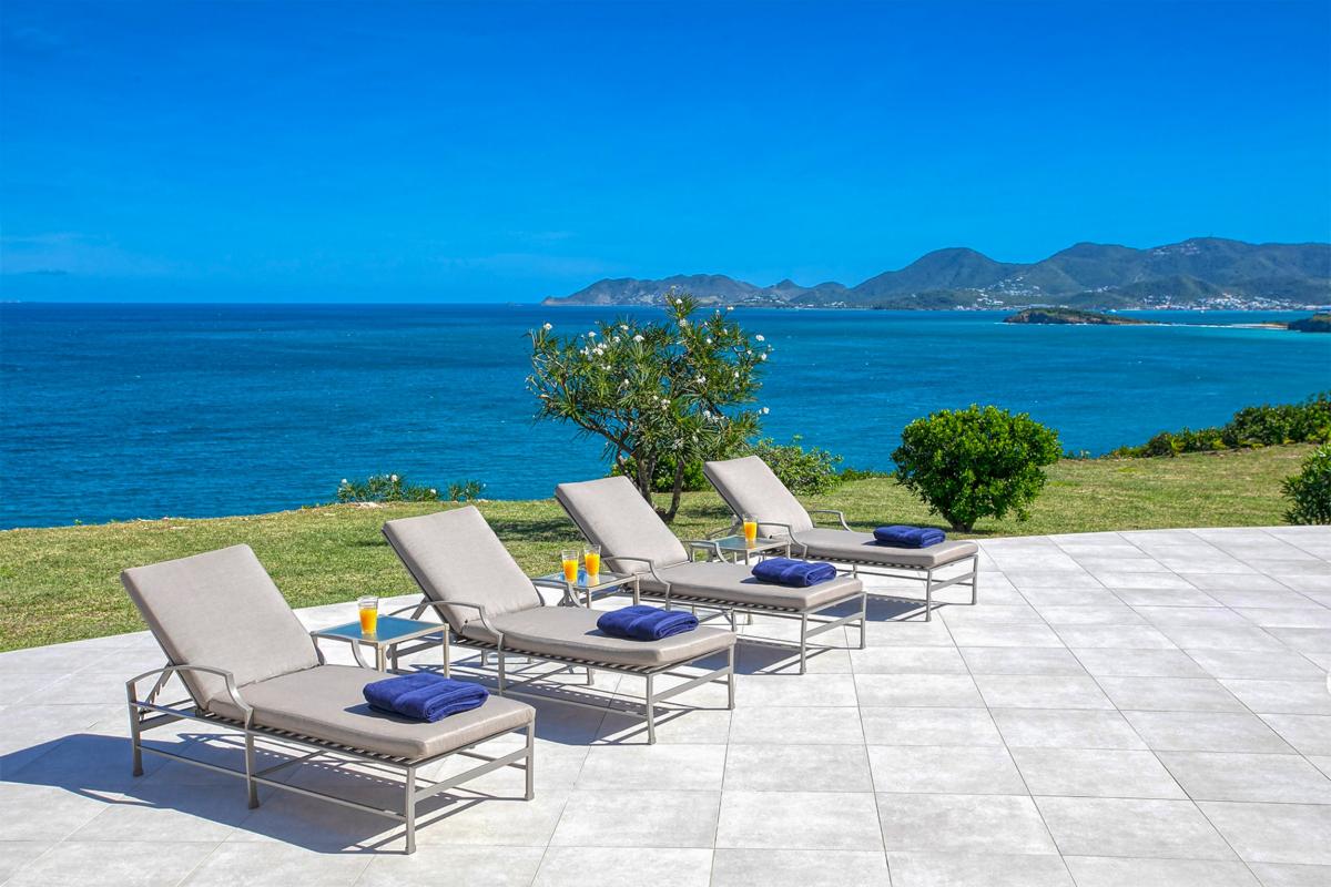 Pool villa St Martin - Poolseating